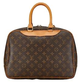 Louis Vuitton-Bolsa de lona Louis Vuitton Deauville M47270 em bom estado-Outro