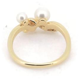 Tasaki-Tasaki 18K Pearl Ring Metal Ring in Excellent condition-Other