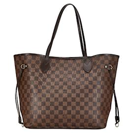 Louis Vuitton-Bolso tote de lona Louis Vuitton Neverfull MM N51105 en buen estado-Otro