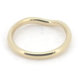 Tiffany & Co-18K  Elsa Peretti Diamond Wedding Band in Great Condition-Golden