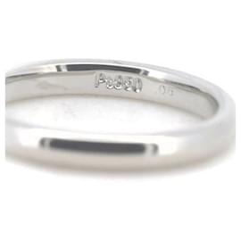 & Other Stories-Anello di diamante Lazare 0,06CT PT950 in platino misura 7 in ottime condizioni-Argento