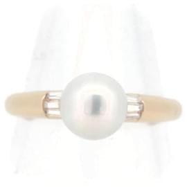 Tasaki-Tasaki 18K Solitaire Pearl Ring  Metal Ring in Excellent condition-Other