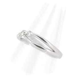 Tasaki-Tasaki 18K Diamond Infinity Ring Bague en métal en excellent état-Autre