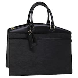 Louis Vuitton-Bolso de mano LOUIS VUITTON Epi Riviera Noir Negro M48182 LV Auth yk12610-Negro