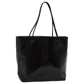 Prada-PRADA Borsa A Mano Smalto Marrone Auth bs14173-Marrone