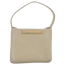 Givenchy-Bolsa de mão GIVENCHY em couro branco Auth bs14154-Branco