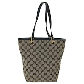 Gucci-GUCCI Borsa tote in tela GG Beige 002 1099 Auth 74982-Beige