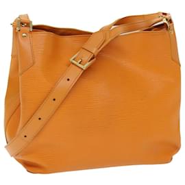 Louis Vuitton-LOUIS VUITTON Epi Mandala MM Shoulder Bag Orange Mandarin M5889H LV Auth 74947-Other,Orange