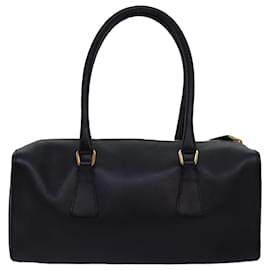 Prada-PRADA Borsa a mano in pelle Safiano nera Auth yk12630-Nero