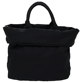 Prada-PRADA Hand Bag Nylon 2way Black Auth mr207-Black