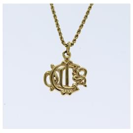 Christian Dior-Christian Dior Necklace Metal Gold Auth am6178-Golden