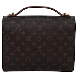 Louis Vuitton-LOUIS VUITTON Monogram Monceau Hand Bag 2way M51185 LV Auth 75028-Monogram