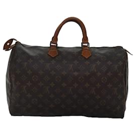 Louis Vuitton-Bolsa de mão LOUIS VUITTON Monograma Speedy 40 M41522 Autenticação de LV 74354-Monograma