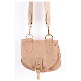 See by Chloé-Este bolso bandolera presenta un cuerpo de cuero.-Beige