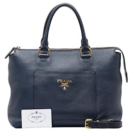 Prada-Prada Vitello-Navy blue