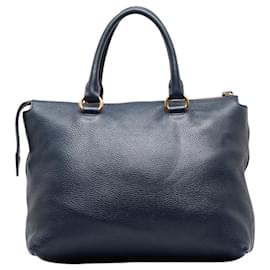 Prada-Prada Vitello-Blu navy