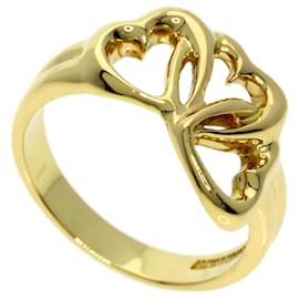 Tiffany & Co-Tiffany & Co Triple Heart-Golden