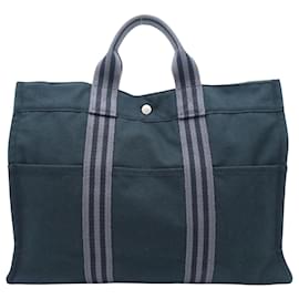 Hermès-Hermès Fourre Tout-Azul marino