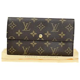 Louis Vuitton-Louis Vuitton Porte Monnaie Credit-Brown