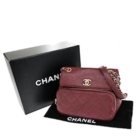 Chanel-Chanel Matelassé-Dark red