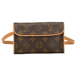 Louis Vuitton-Louis Vuitton Pochette Florentine-Marron