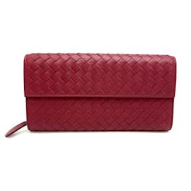 Bottega Veneta-Bottega Veneta Intrecciato-Dark red