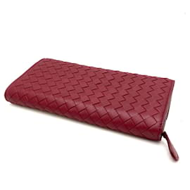 Bottega Veneta-Bottega Veneta Intrecciato-Dark red