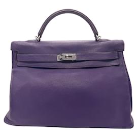 Hermès-Hermès Kelly 40-Purple