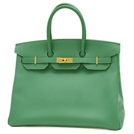 Hermès-Hermès Birkin 35-Vert