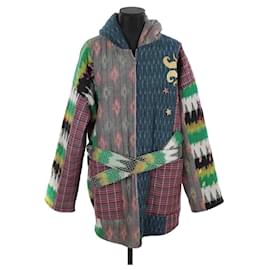 Autre Marque-Manteau en coton-Multicolore