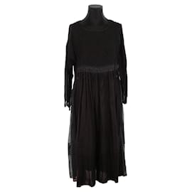 Autre Marque-Robe en coton-Noir