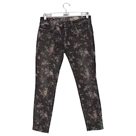 R13 Vaqueros slim fit de algodón Negro