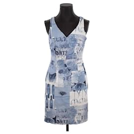 Kenzo-Cotton dress-Blue