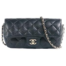 Chanel-CHANEL Handbags Wallet On Chain Timeless/Classique-Black