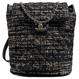 Chanel-CHANEL Mochilas T. Tela-Negro