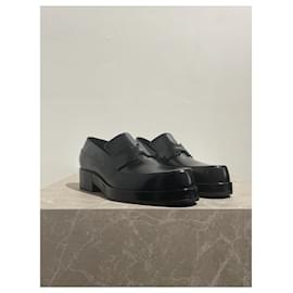 Hermès-HERMES  Mules & clogs T.EU 37 Leather-Black