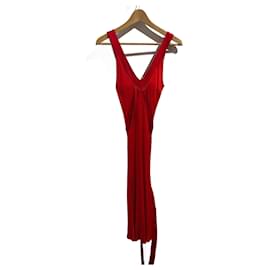 Valentino Garavani-VALENTINO GARAVANI  Dresses T.IT 40 Viscose-Red