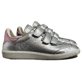 Isabel Marant-ISABEL MARANT  Trainers T.EU 37 Leather-Silvery