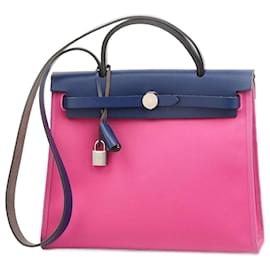 Hermès-HERMES Handtaschen Tuch-Pink