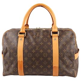 Louis Vuitton-Louis Vuitton Monogram Carry All Handtasche M40074-Braun