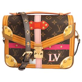 Louis Vuitton-Louis Vuitton Monogram Summer Trunk Pochette Metis M43628-Multiple colors