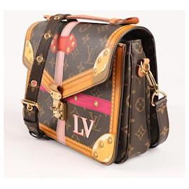 Louis Vuitton-Louis Vuitton Monogram Summer Trunk Pochette Métis M43628-Multicolore