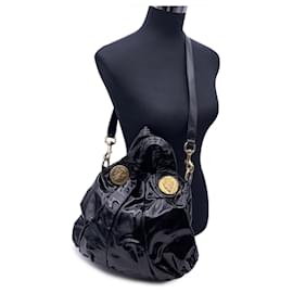 Gucci-Sac cabas Hysteria en toile de vinyle noir-Noir