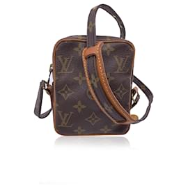 Louis Vuitton-Mini sac à bandoulière Danube vintage en toile monogramme-Marron