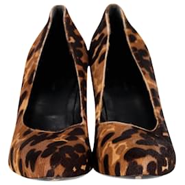 Balenciaga-Balenciaga Leopard Print Pumps in Multicolor Pony Hair-Other