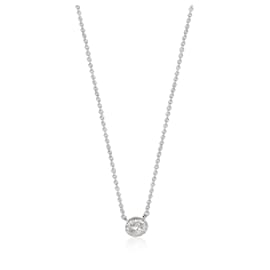 Tiffany & Co-Pendentif diamant Tiffany & Co. Soleste en platine 0,16 CTW-Argenté,Métallisé
