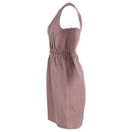 Bottega Veneta-Bottega Veneta Sleeveless Dress in Mauve Wool-Other,Purple