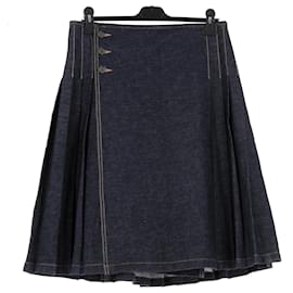 Jean Paul Gaultier-JEAN PAUL GAULTIER Shorts T.International S Baumwolle-Blau