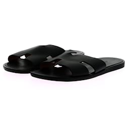 Hermès-HERMES Sandalen T.EU 43.5 Leder-Schwarz