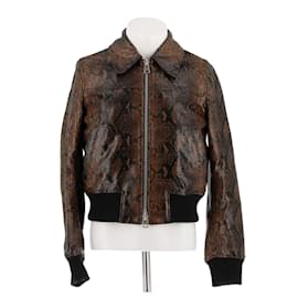 Ami-AMI  Jackets T.International L Leather-Brown